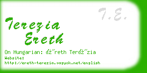 terezia ereth business card